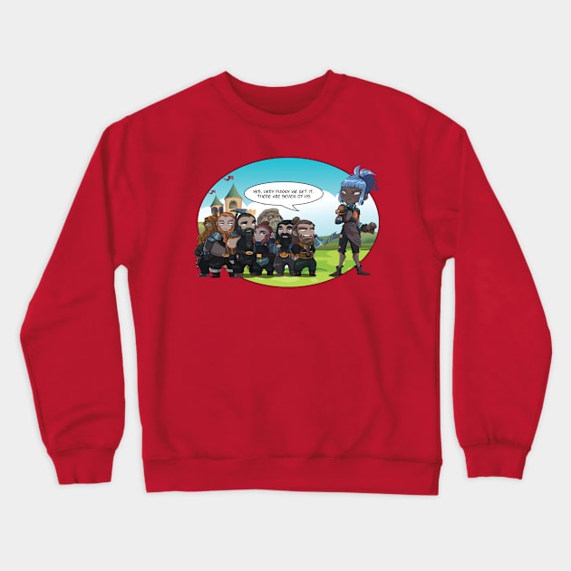 Seven... Dwarves Crewneck Sweatshirt by masciajames